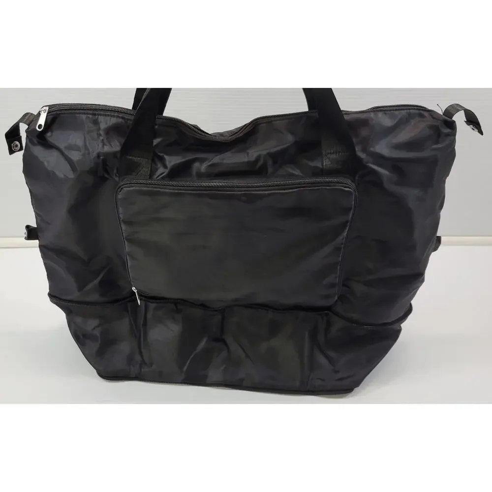 HH) Foldable Lightweight Black Nylon 16